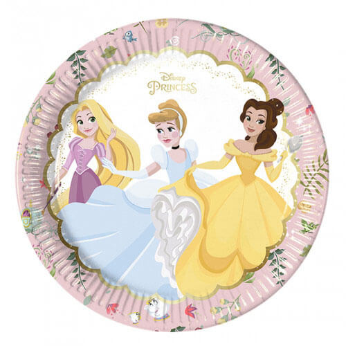 Piatti Principesse Disney Premium grandi 8 pezzi